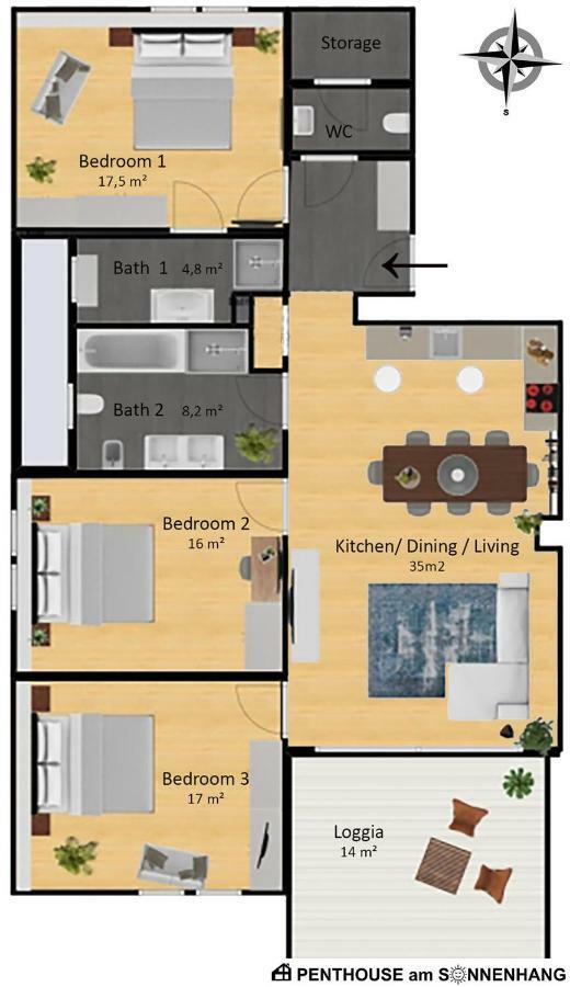 Penthouse am Sonnenhang mit exklusiver Ausstattung Schladming Exterior foto